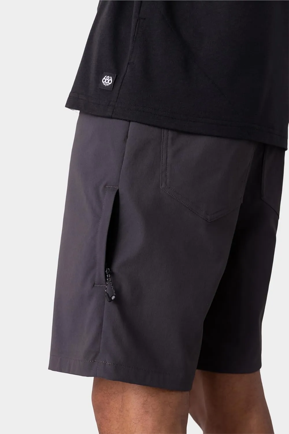 686 Men's Everywhere Hybrid Short - Relaxed Fit - Quick-Drying Classic Shorts - 10 Pocket Design