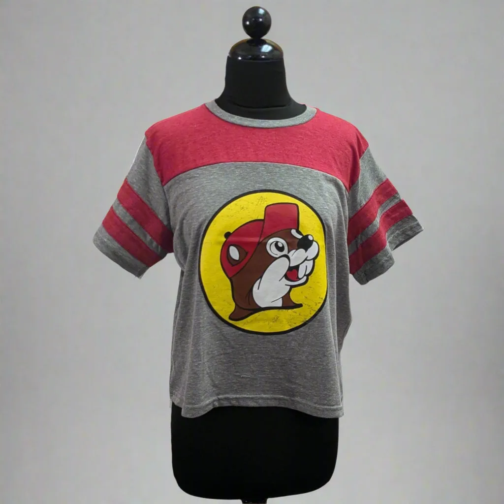 Buc-ee's Red & Grey Logo Crop