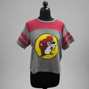 Buc-ee's Red & Grey Logo Crop