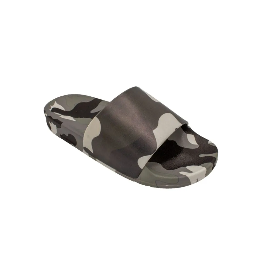 Camo Black Slides