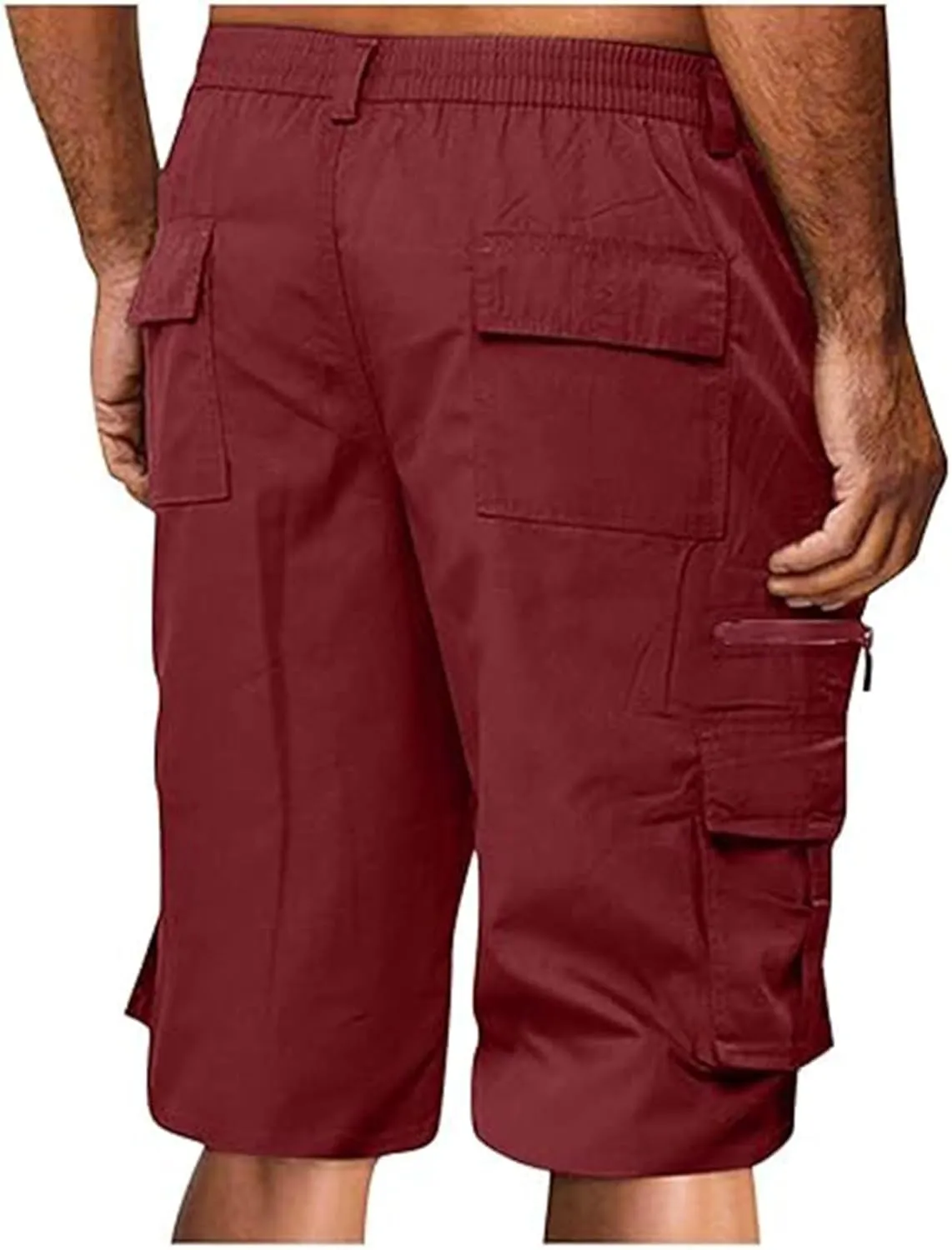 Cargo Shorts for Men Casual Bermuda Shorts Loose Hiking Shorts Relaxed Fit Beach Running Athletic Shorts