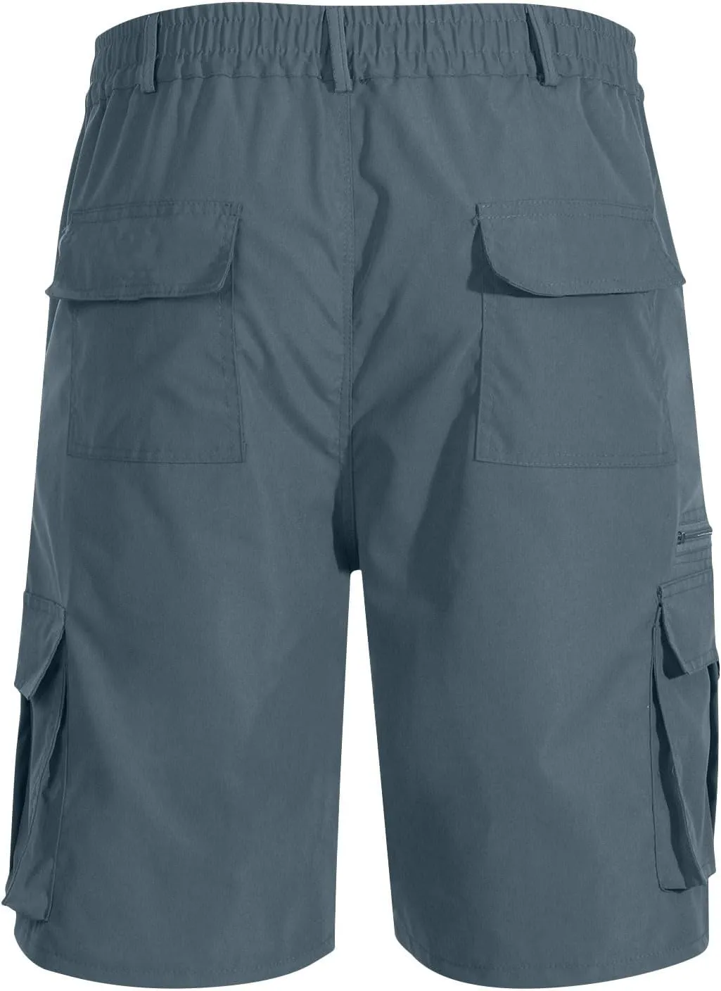 Cargo Shorts for Men Relaxed Fit Elastic Waist Bermuda Shorts Lightweight Multi-Pockets Casual Cargo Shorts