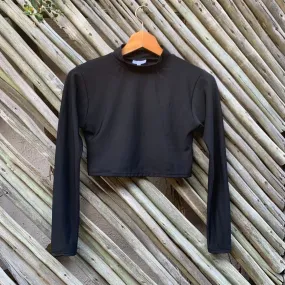 Classic Black Crop Top