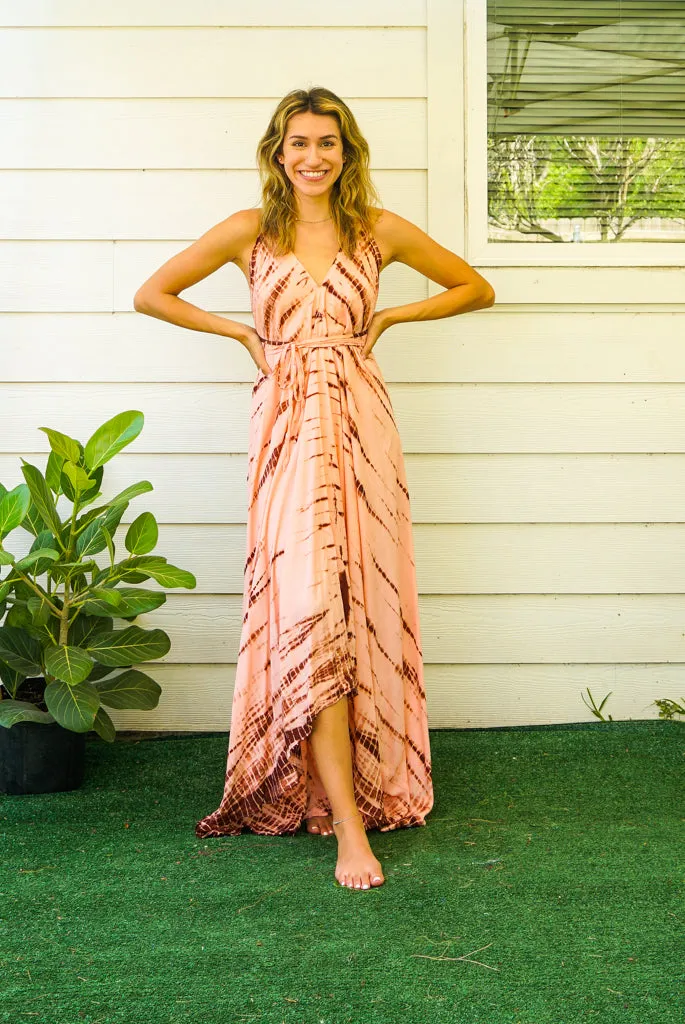 Desert Rose Hand-Dyed Maxi Dress