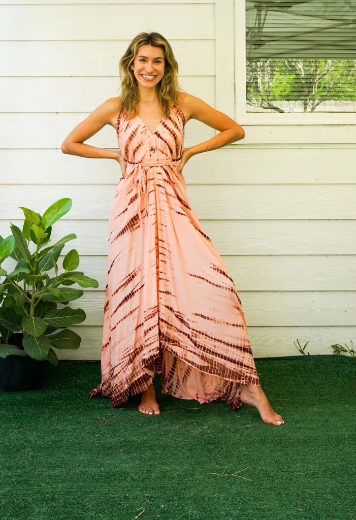 Desert Rose Hand-Dyed Maxi Dress