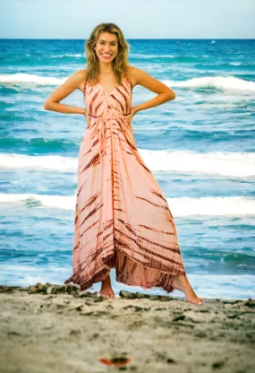 Desert Rose Hand-Dyed Maxi Dress