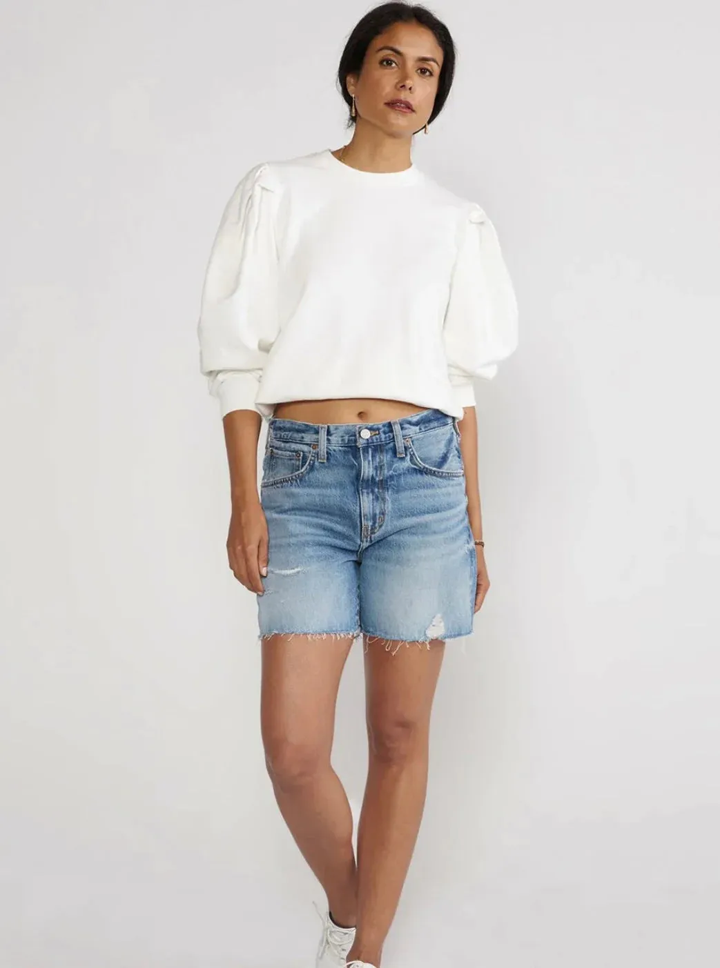 Etica Skylar Relaxed Denim Shorts
