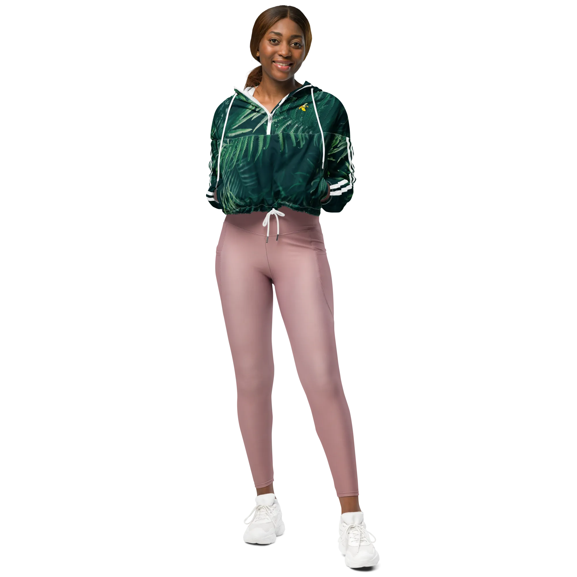 Everything is fern Women’s cropped windbreaker