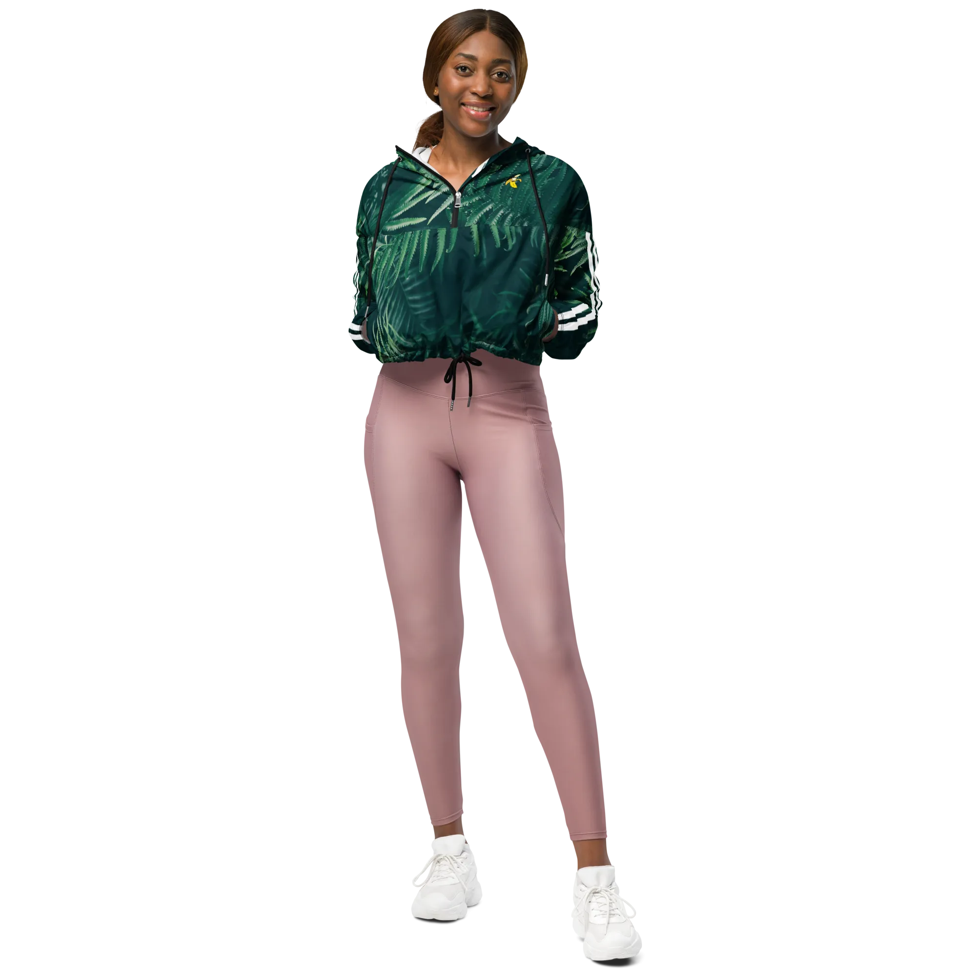 Everything is fern Women’s cropped windbreaker
