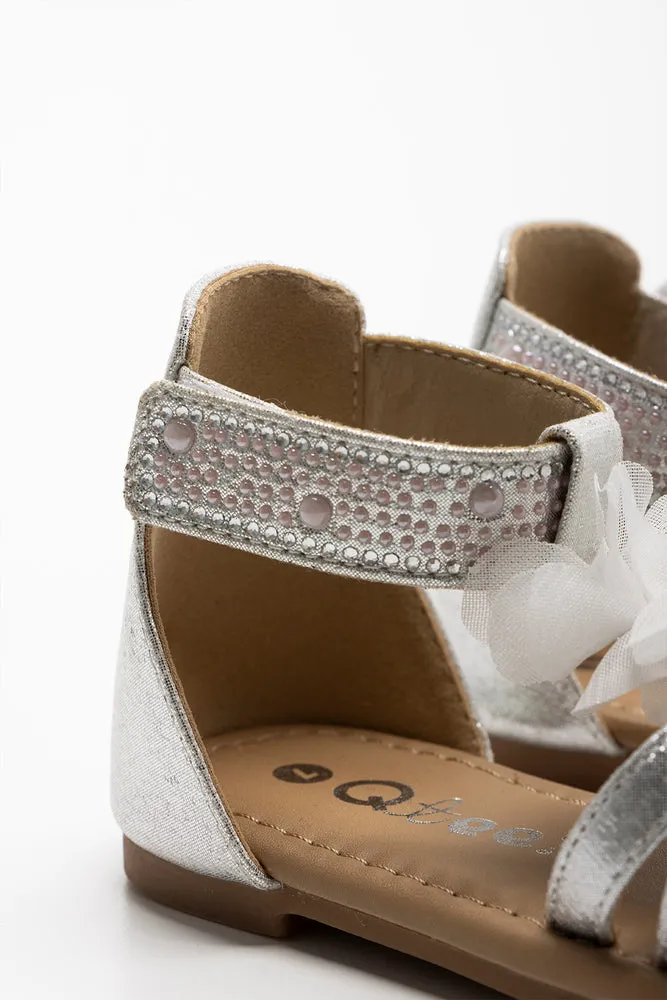 Flower Sandal Silver