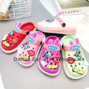 Little Girls Cute Bunny Slides Wholesale