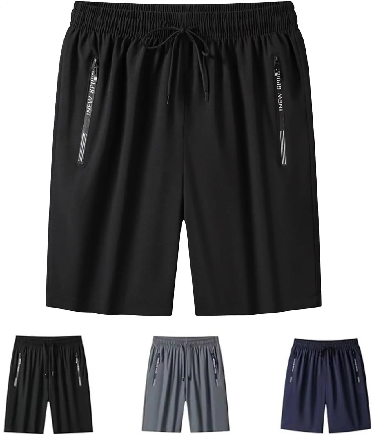 Maidenfit Icyshorts, Maidenfit - Unisex Ice Silk Stretch Quick-Dry Shorts Summer Hiking Shorts Iced Active Short