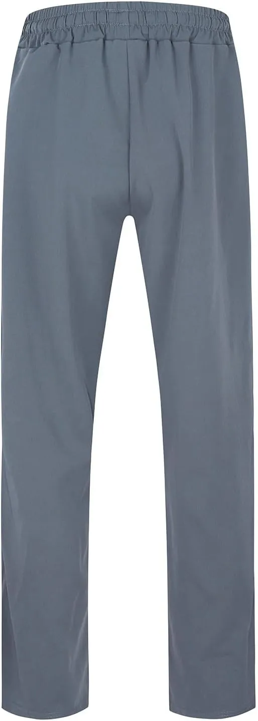 Mens Casual Cotton Pants Baggy Wide Straight Leg Joggers Loose Fit Baggy Pants Outdoor Hiking Trousers