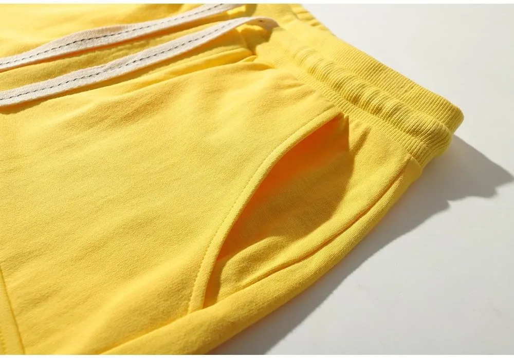 Mens Shorts Athletic Cotton Relaxed Fit Shorts Comfy Cargo Shorts Wide Leg Men Summer Beach Shorts Multic-Pocket Loose