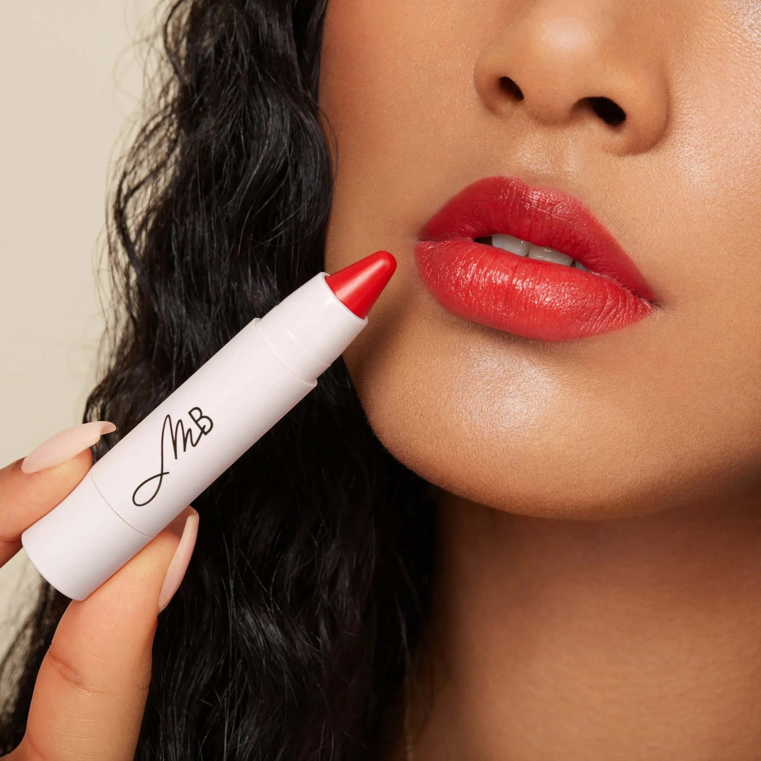 MONIKA BLUNDER - Kissen Lush Lipstick Crayon
