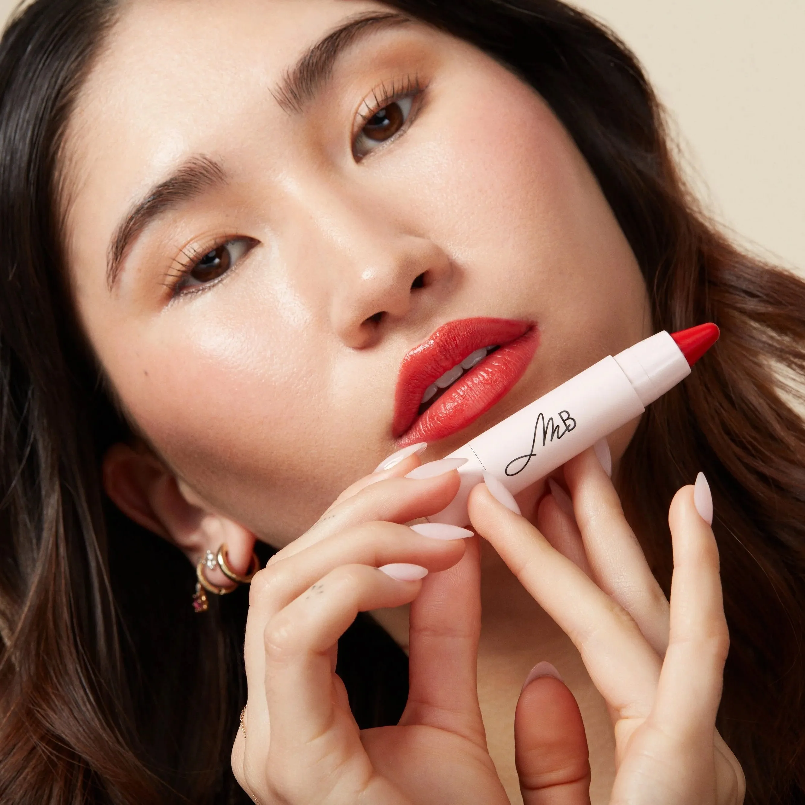 MONIKA BLUNDER - Kissen Lush Lipstick Crayon