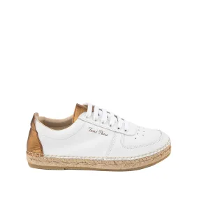 Plain Leather Espadrilles for Women - Mei-P