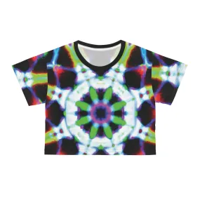 PsyTrance Fractals - Crop Tee (AOP)