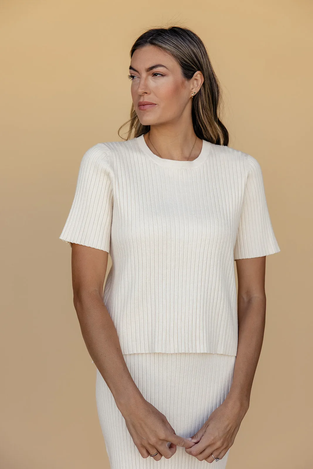 Rachel Green Ribbed Top