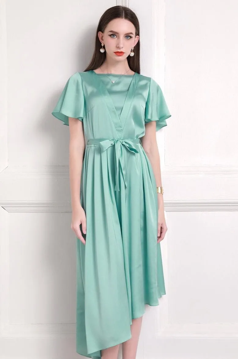 Robe en satin Lilianne