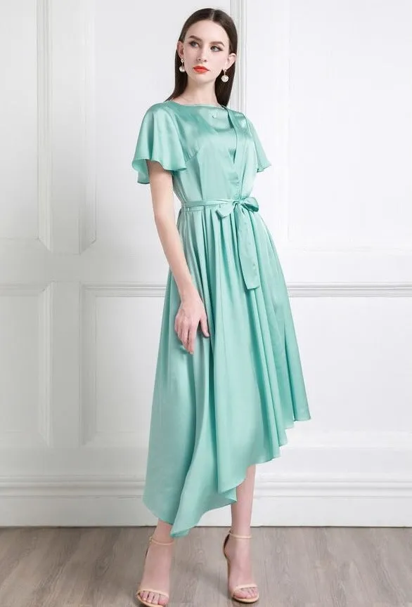 Robe en satin Lilianne