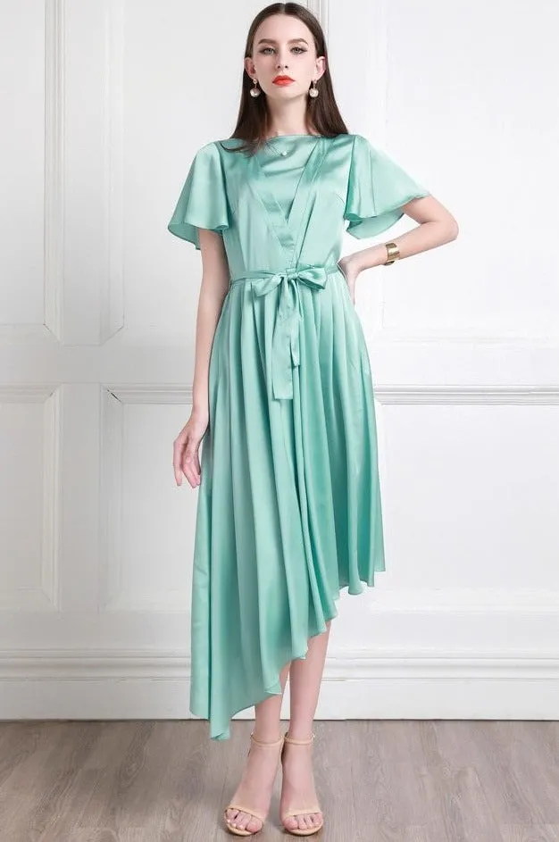 Robe en satin Lilianne