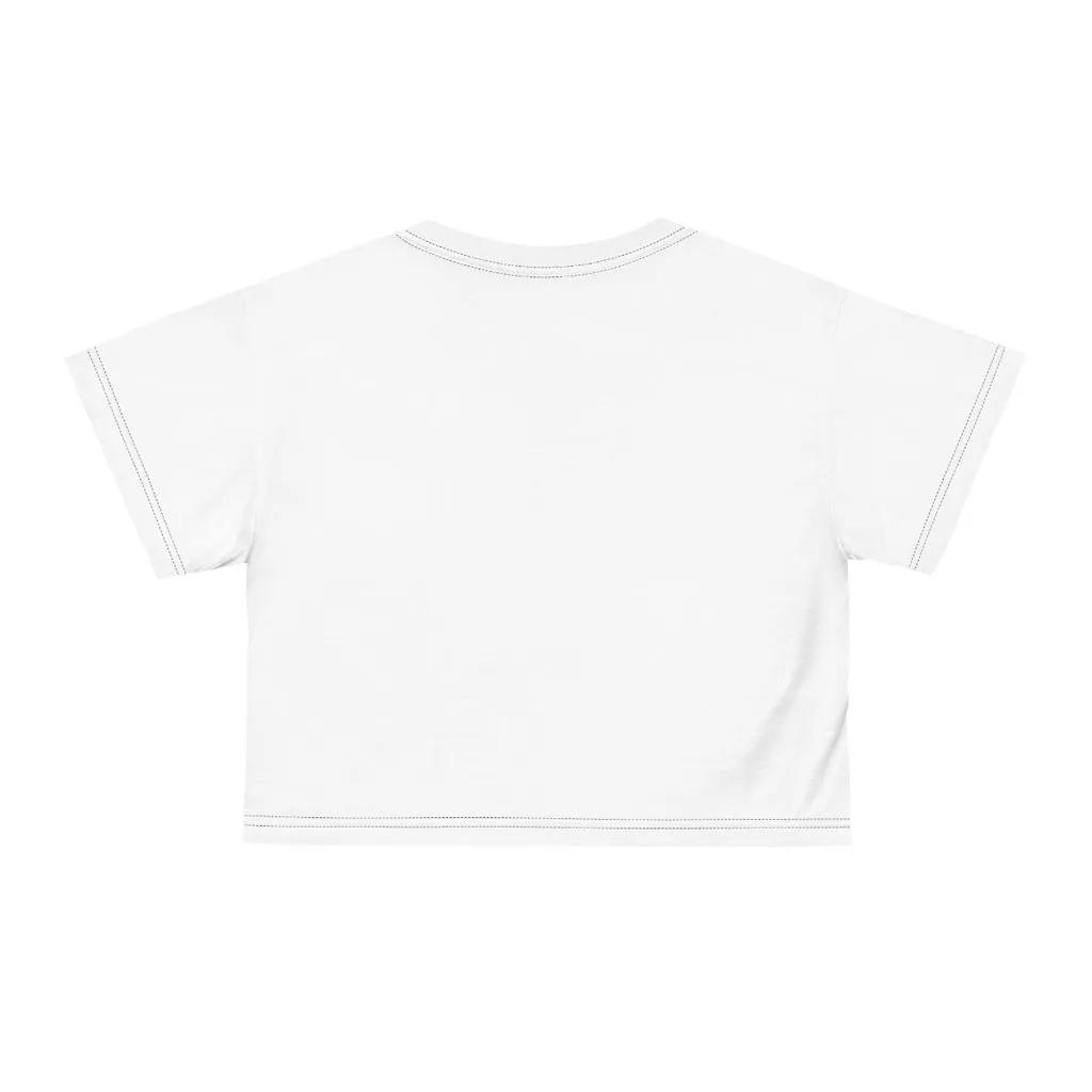 Strong Woman AOP Crop Tee