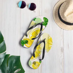 Summer Lemonade Flip-Flops