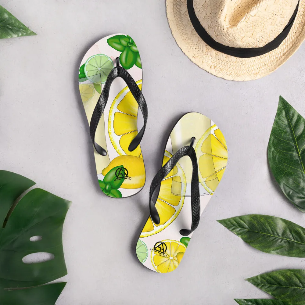 Summer Lemonade Flip-Flops