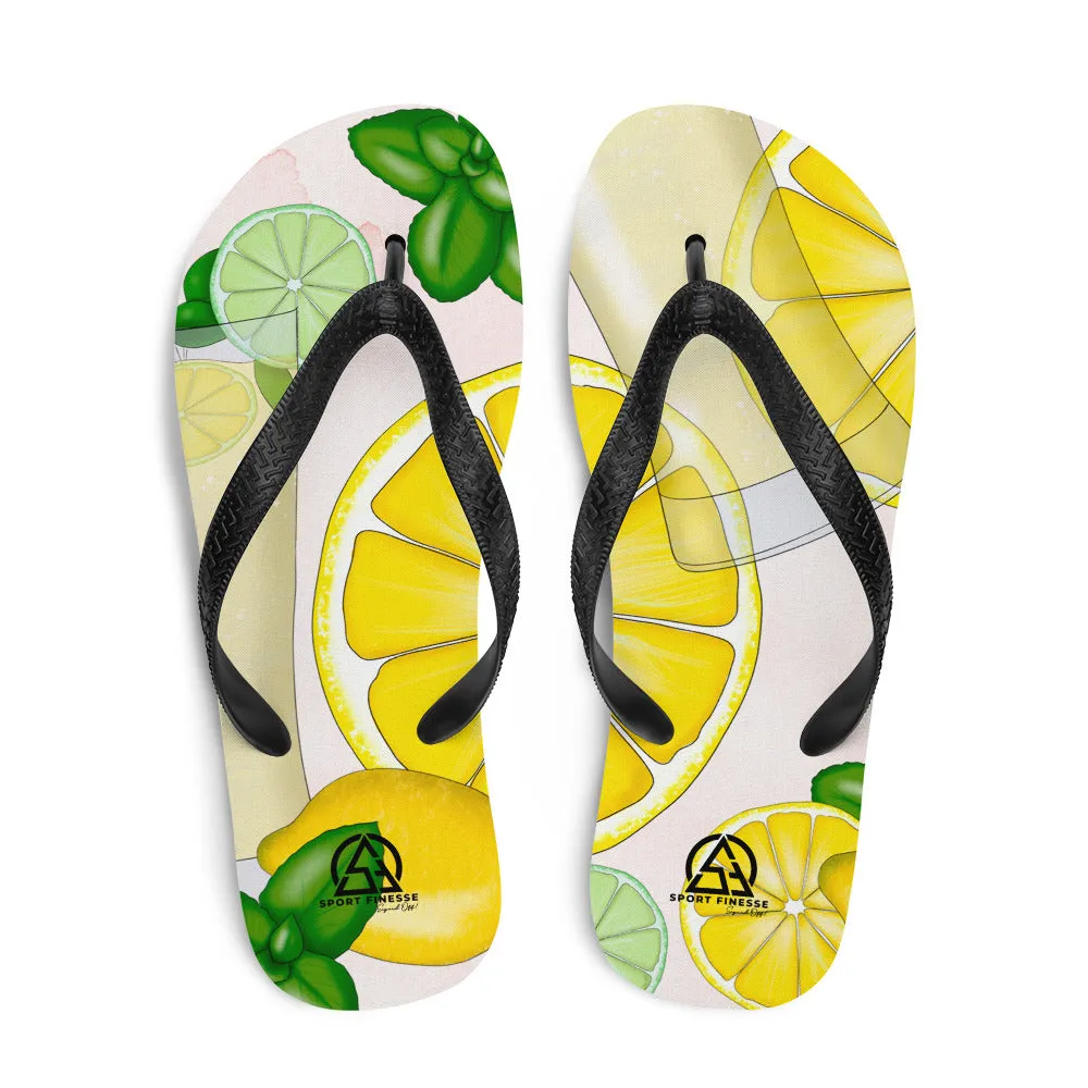 Summer Lemonade Flip-Flops
