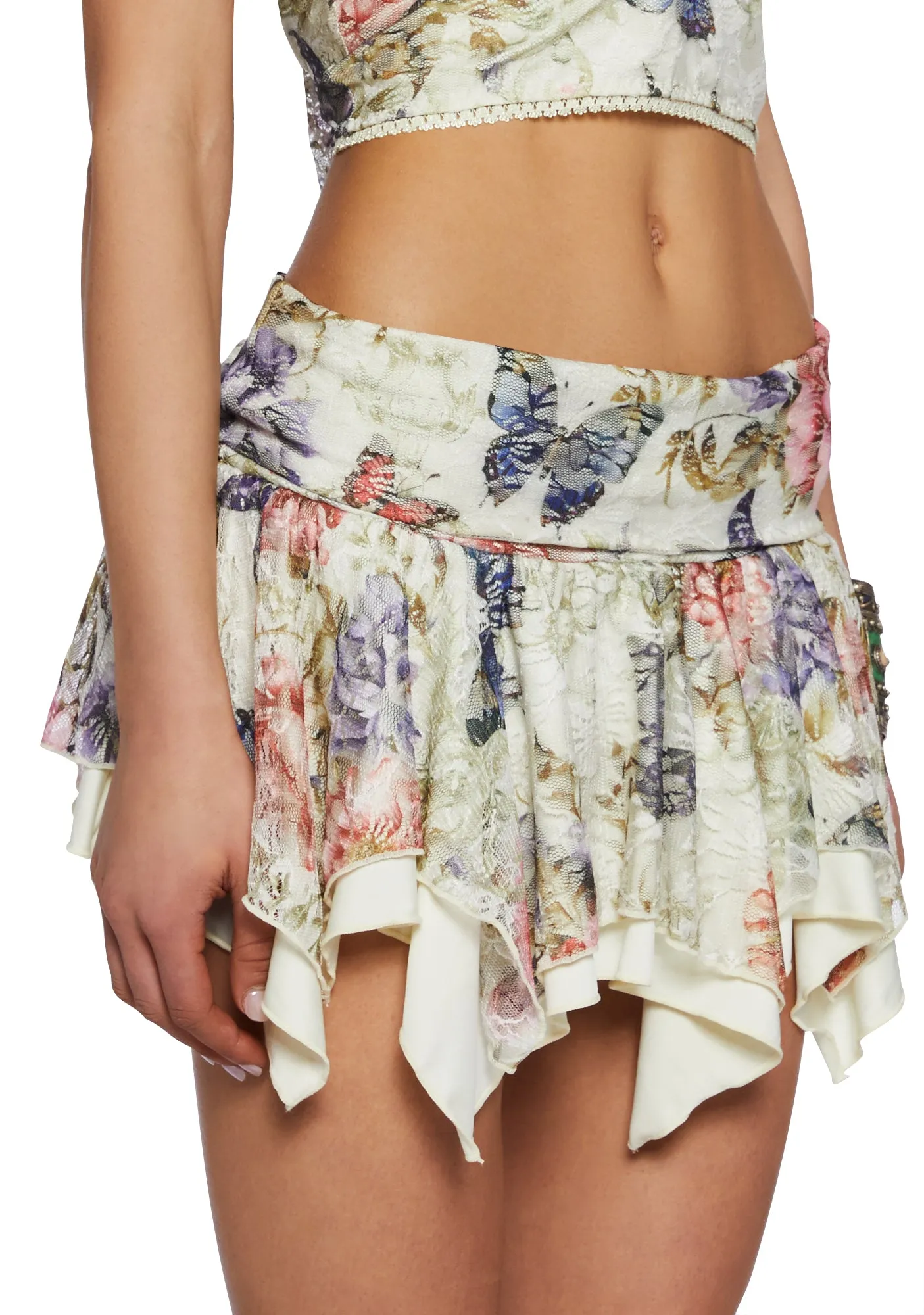 Tales Of Fantasy Mini Skirt - Floral Fairy