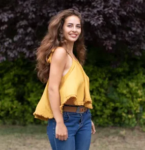 TASSLE SWING TOP YELLOW