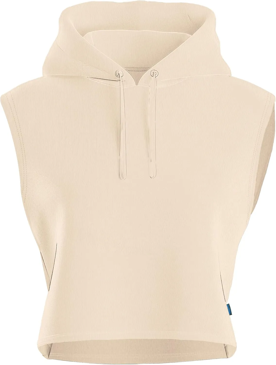 URBAN BUCK Neon Tank Top Sleeveless Hoodie for Women - UPF50  Sun Protection Crop Top Sweatshirt for Workout & Running