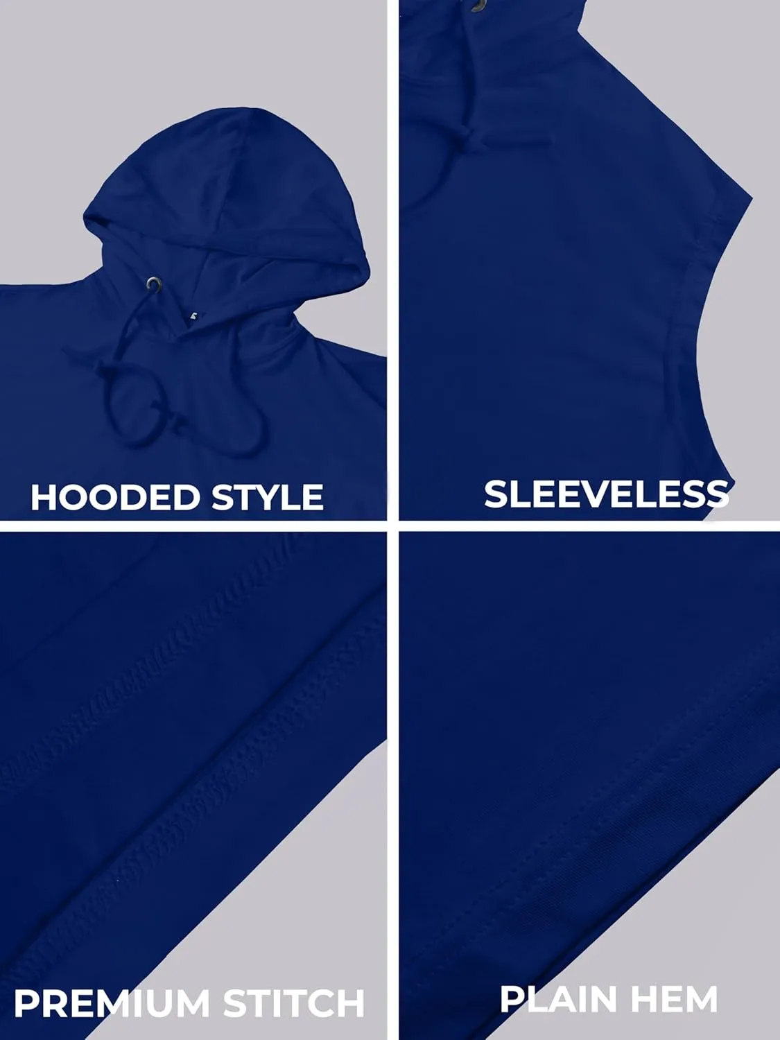 URBAN BUCK Neon Tank Top Sleeveless Hoodie for Women - UPF50  Sun Protection Crop Top Sweatshirt for Workout & Running