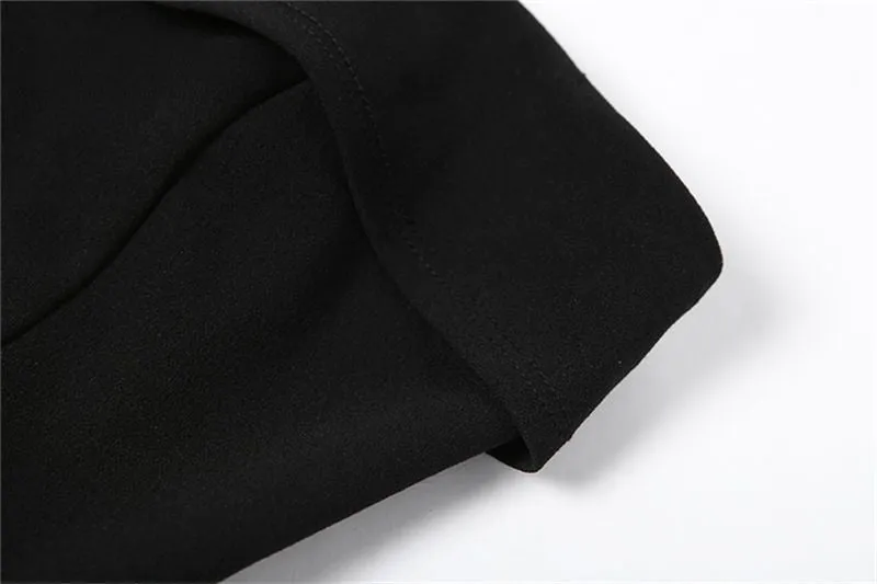 Versatile Mysterious Chic Slim Black Party Dress