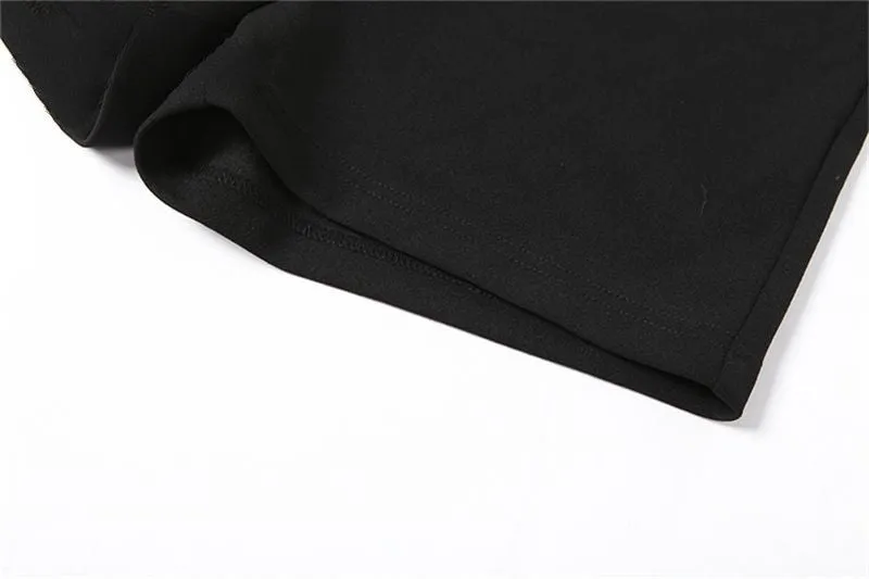Versatile Mysterious Chic Slim Black Party Dress