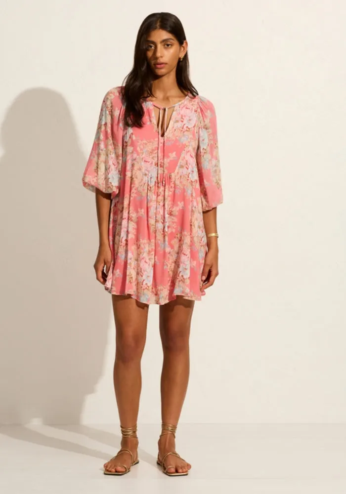 Willow Mini Dress- Rose Pink