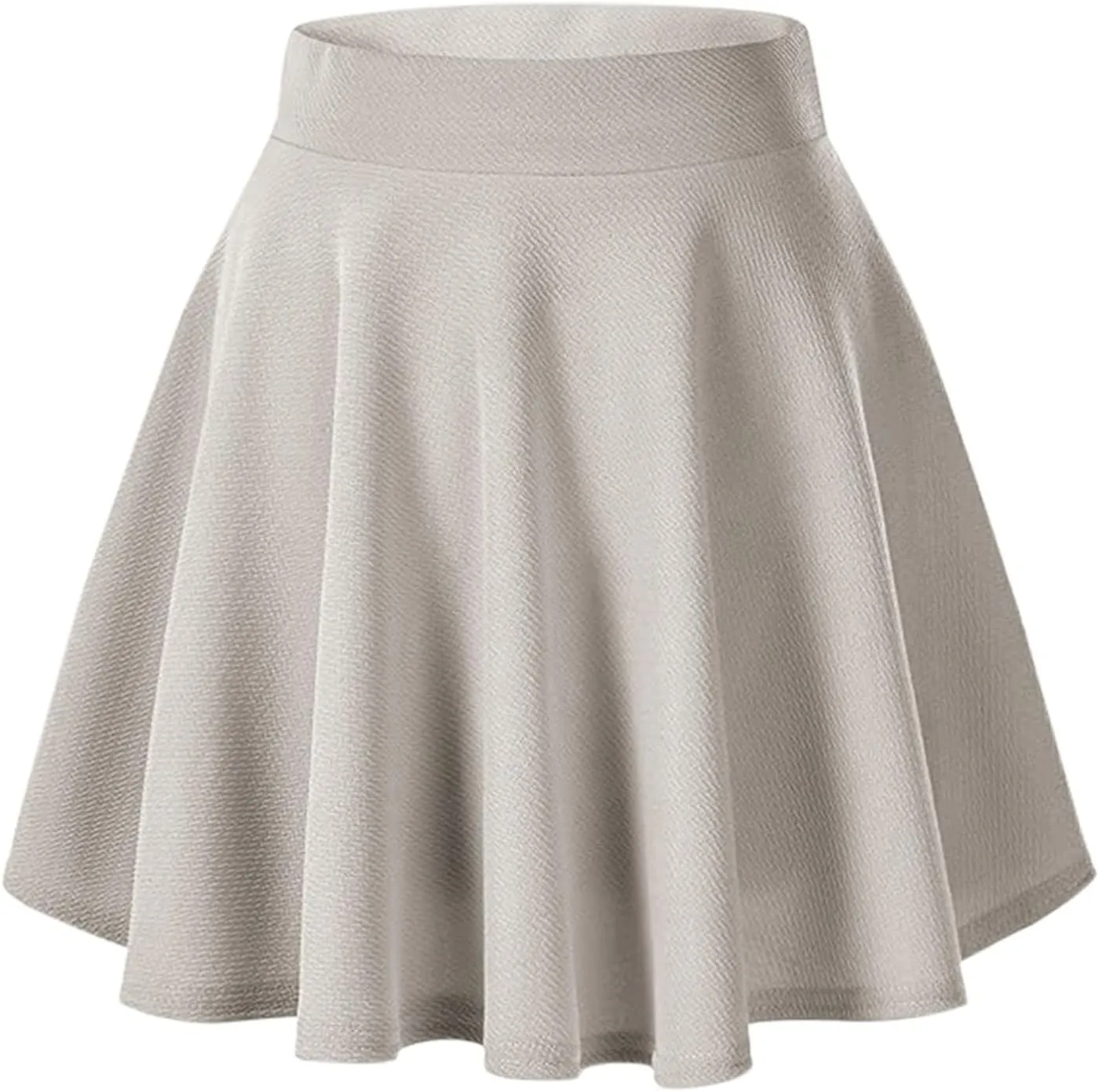 Women's Basic Versatile Stretchy Flared Casual Skirt Casual Dresses for Woman