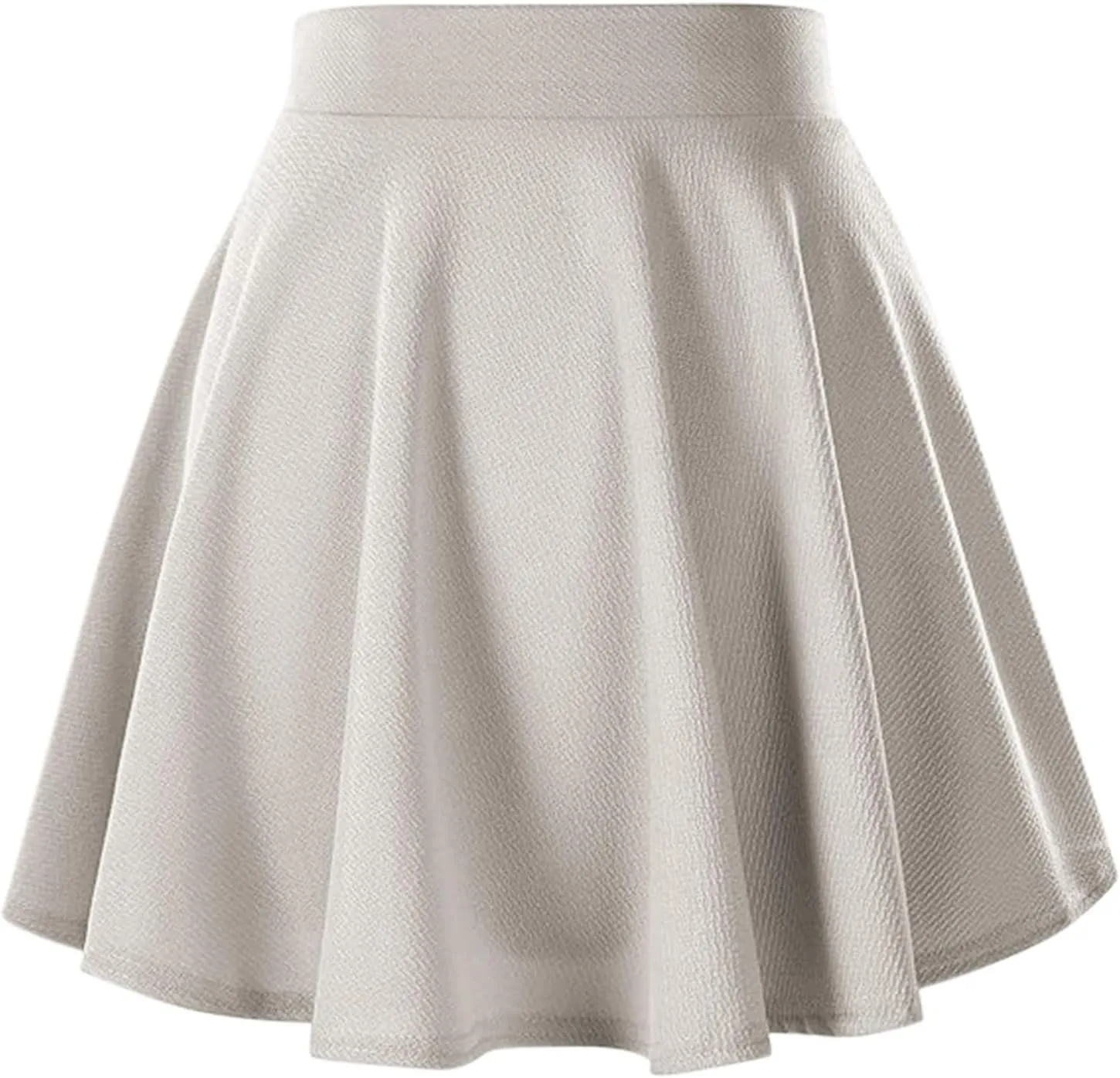 Women's Basic Versatile Stretchy Flared Casual Skirt Casual Dresses for Woman