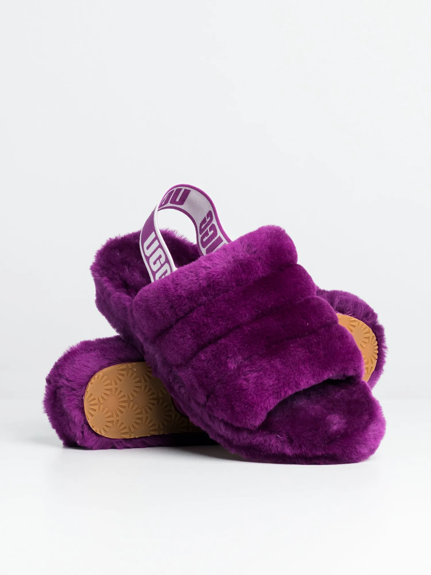 WOMENS UGG FLUFF YEAH SLIDE  - CLEARANCE