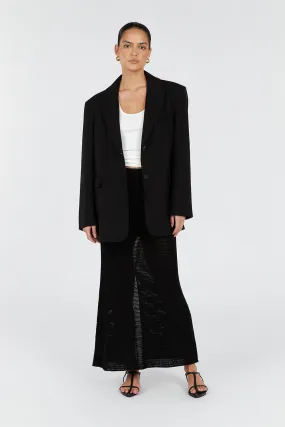 ZADIE BLACK CROCHET SKIRT