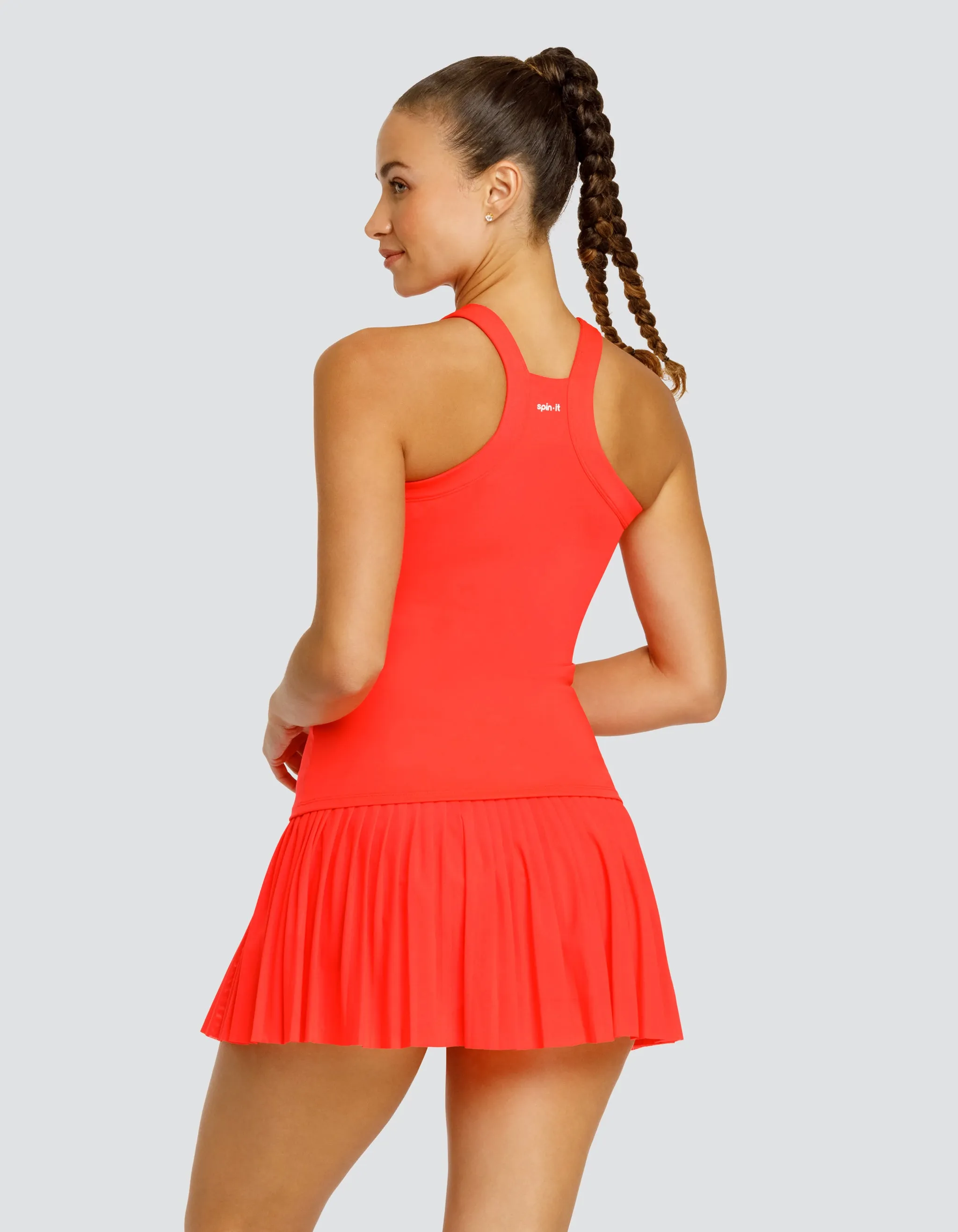ZORAYA LIGHT SUPPORT TANK TOP - FLAMENCO RED